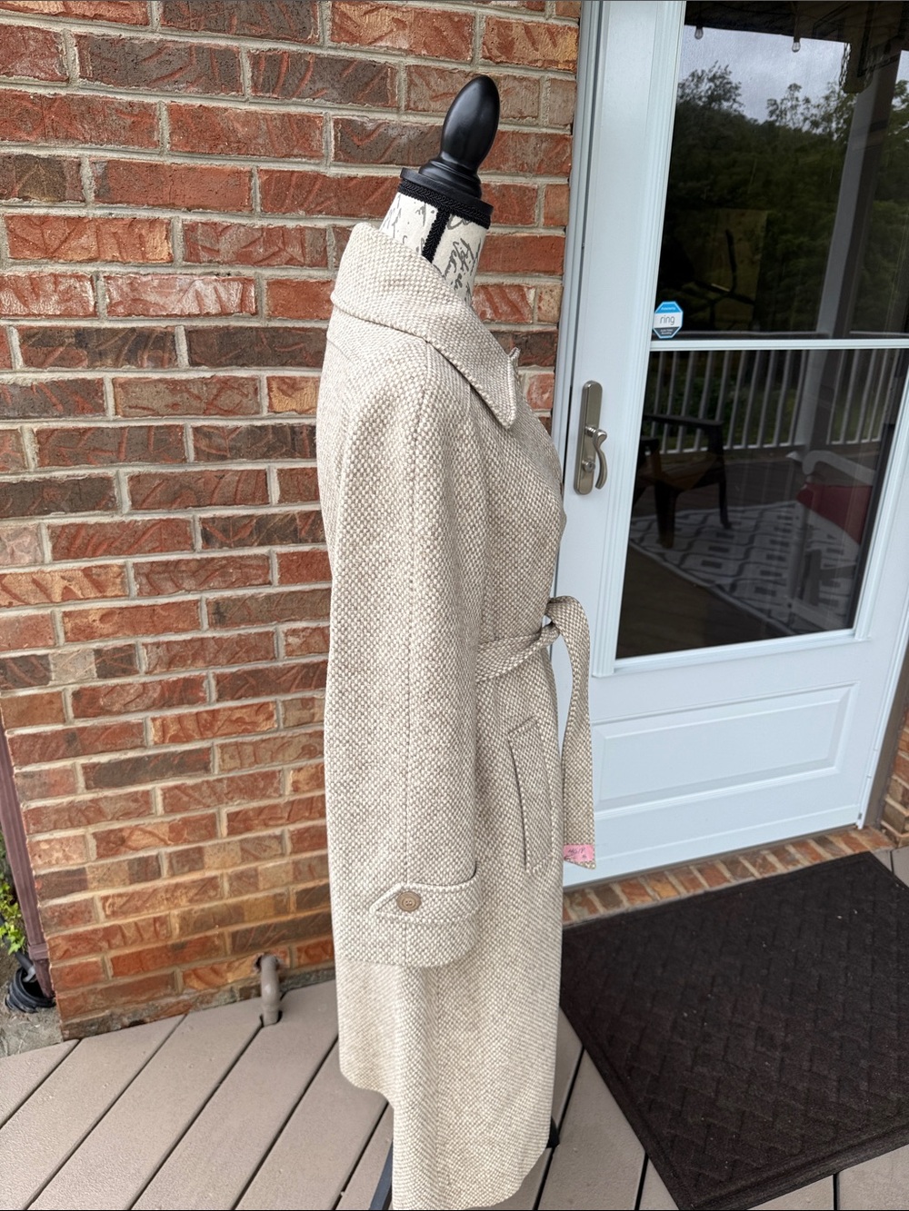 Vintage 1950-1960’s Womens Textured Belted Coat by Fashionfilt - Picture 6 of 17